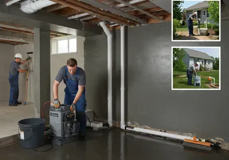 Basement Waterproofing and Flood Prevention process in Pine Bluff, AR